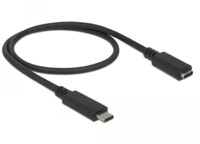 Delock USB Type-C forlængerkabel 1m Sort