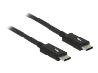 Delock Thunderbolt kabel 2m Sort
