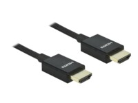 Delock HDMI-kabel 2m Sort