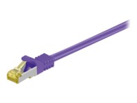 goobay CAT 7 SFTP, PiMF 10m Patchkabel Lilla