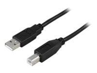 DELTACO USB-250S USB-kabel 5m Sort