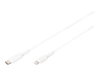DIGITUS Lightning-kabel 1m Hvid
