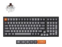 Keychron K4 MAX Tastatur Mekanisk Sydvendt RGB LED Trådløs Kablet Nordisk