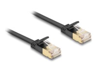 DeLOCK CAT 7 (kabel)/CAT 6a (stikforbindelser) U/FTP 50cm Netværkskabel Sort