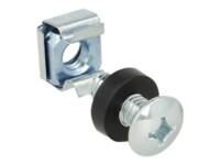 DeLOCK Stativskruer, møtrikker og spændeskiver (M6) Sølv