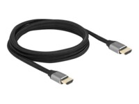 Delock HDMI-kabel 2m Grå