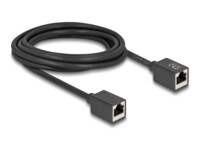 DeLOCK CAT 6a S/FTP 3m Netværkskabel Sort