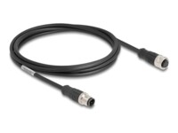 DeLOCK CAT 5e S/FTP 2m Netværkskabel Sort