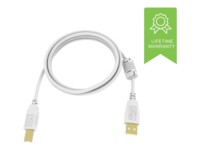 Vision Techconnect 2 USB-kabel 5m Hvid