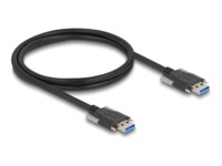 Delock USB-kabel 1m Sort
