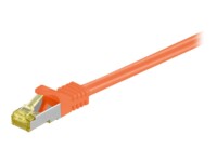 goobay CAT 7 SFTP, PiMF 20m Patchkabel Orange