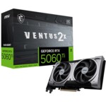 MSI GeForce RTX 5060 Ti 16G VENTUS 2X OC PLUS NVIDIA GeForce RTX 5060 Ti 16GB