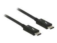 Delock Thunderbolt kabel 50cm Sort