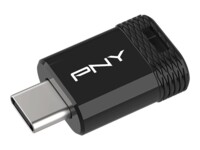 PNY Elite-X Fit 64GB USB-C 3.2 Gen 1 USB stick Sort