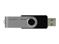 GOODRAM UTS2 64GB USB 2.0 USB stick Sort Sølv