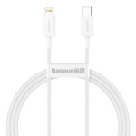 Kabel USB Baseus Kabel USB-C do Lightning Baseus Superior Series, 20W, PD, 1m (bialy)