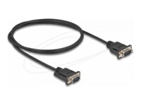 Delock Serial Cable RS-232 D-Sub9 male to male with narrow plug housing 1 m