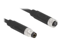 DeLOCK Afskærmet parsnoet (STP) 2m Patchkabel Sort