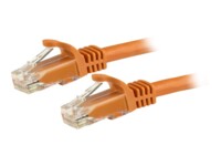 StarTech.com 15m CAT6 Cable - Orange Snagless CAT 6 Wire - 100W RJ45 UTP 650MHz Category 6 Network Patch Cord UL/TIA (N6PATC15MOR) CAT 6 Ikke afskærmet parsnoet (UTP) 15m Patchkabel Orange