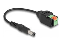 Delock Strømforsyningsadapter 15cm Sort