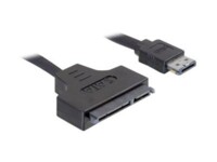 DeLOCK Power Over eSATA kabel Sort 50cm