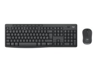 Logitech MK370 Combo for Business Sæt med mus og tastatur Membran/pressestempel Trådløs Nordisk (dansk/finsk/norsk/svensk)
