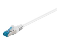 goobay CAT 6a SFTP, PiMF 50cm Patchkabel Hvid