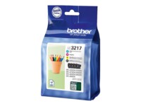 Brother LC 3217 Value Pack Sort Gul Cyan Magenta 550 sider