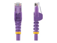 StarTech.com 3m CAT6 Cable - Purple Snagless CAT 6 Wire - 100W RJ45 UTP 650MHz Category 6 Network Patch Cord UL/TIA (N6PATC3MPL) CAT 6 Ikke afskærmet parsnoet (UTP) 3m Netværkskabel Lilla