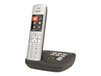 Gigaset CE575A Duo Trådløs telefon Ingen nummervisning Sort Sølv