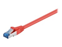 goobay CAT 6a SFTP, PiMF 10m Patchkabel Rød