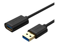 Unitek Y-C456GBK USB forlængerkabel 50cm Sort
