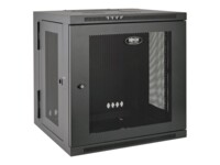 Tripp Lite 12U Wall Mount Rack Enclosure Server Cabinet Swinging Hinged Door Deep Rack Sort