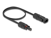 DeLOCK DL4 (male) - DL4 (female) Sort 60cm Forlængerkabel til strøm