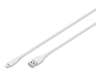 ASSMANN Lightning-kabel 50cm Hvid