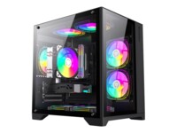 GameMax Infinity Mini BK Tower FlexATX Sort Transparent