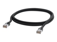 Ubiquiti UISP CAT 5/5e Afskærmet parsnoet (STP) 1m Patchkabel Sort