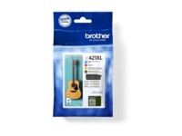 Brother LC 421XL Sort Gul Cyan Magenta 500 sider