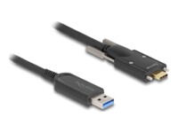 DeLOCK USB 2.0 USB-C 7.5m Sort