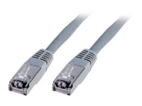 Assmann Digitus CAT 5e Kabel med afskærmning med folie og kobberfletning (SFTP 2m Patchkabel Grey