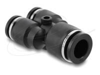 Delock Pneumatic Connector 2 x 8 mm to 1 x 10 mm with mounting hole Y-shape