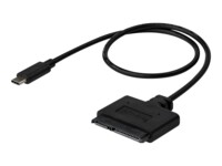 StarTech.com USB C to SATA Adapter - External Hard Drive Connector for 2.5' SATA Drives - SATA SSD / HDD to USB C Cable (USB31CSAT3CB) Lagringskontrol