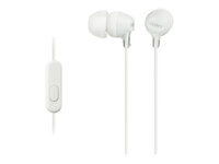 Sony MDR EX15AP Kabling Øreproptelefoner Hvid
