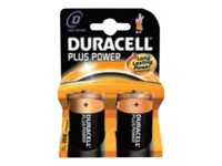 Duracell Plus Power D-type Standardbatterier 2
