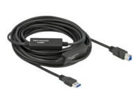 Delock USB-kabel 10m Sort