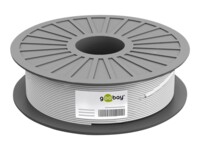 goobay CAT 6a SFTP, PiMF 100m Bulkkabel Grey