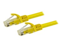 StarTech.com 1.5m CAT6 Ethernet Cable, 10 Gigabit Snagless RJ45 650MHz 100W PoE Patch Cord, CAT 6 10GbE UTP Network Cable w/Strain Relief, Yellow, Fluke Tested/Wiring is UL Certified/TIA - Category 6 - 24AWG (N6PATC150CMYL) CAT 6 Ikke afskærmet parsnoet (