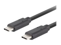 Lanberg USB 3.1 USB Type-C kabel 1.8m Sort