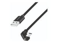 LogiLink USB 2.0 USB Type-C kabel 1m Sort