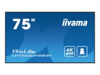 iiyama ProLite LH7565UHSB-B1 75' Digital skiltning 3840 x 2160